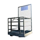 WB1010 Series Galvanized Forklift manned Platform